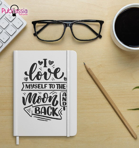 Moon back - Blocco Notes personalizzato