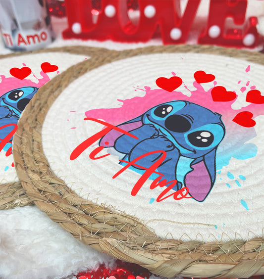 Love Stitch - Tovaglietta in vimini