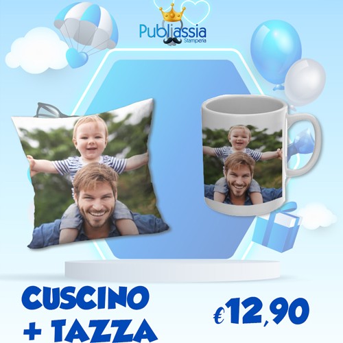 Offerta Festa del papà 2- Tazza + Cuscino