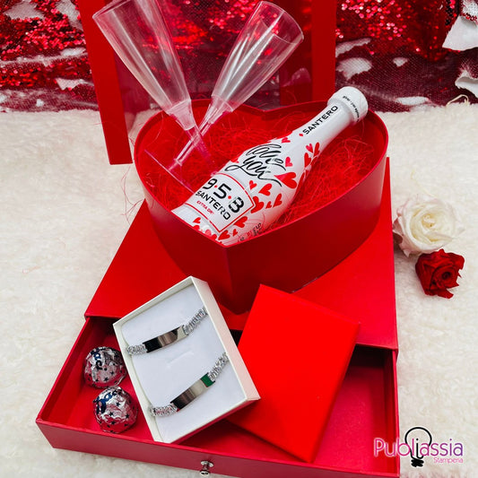 Heart Luxury Box - Scatola scrigno in plexy - idea regalo San Valentino
