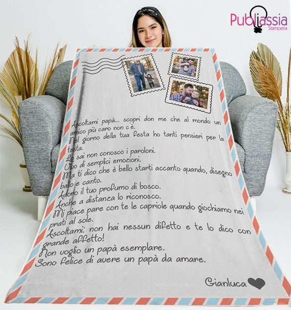Lettera al mio papà - coperta Idea Regalo festa del papà