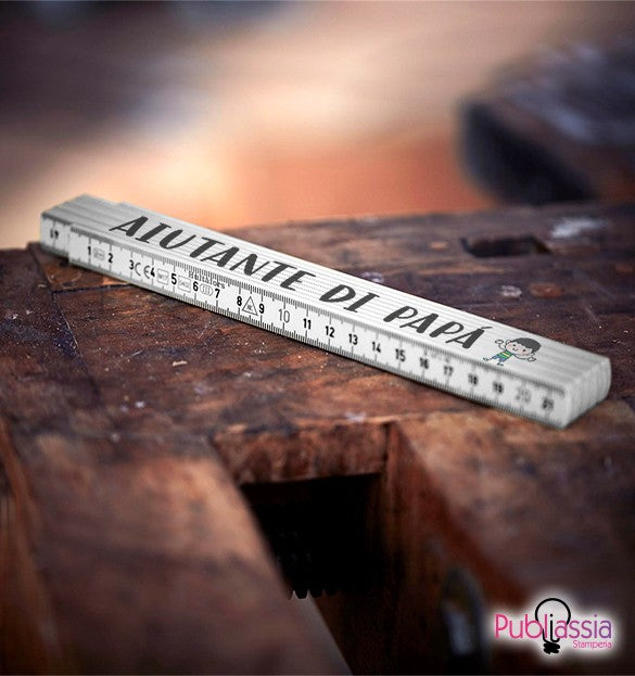 Aiutante papà - Doppio Metro 2mt - idea regalo festa del papà