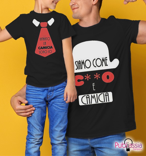 I love papi - Festa del papà - Coppia t-shirt