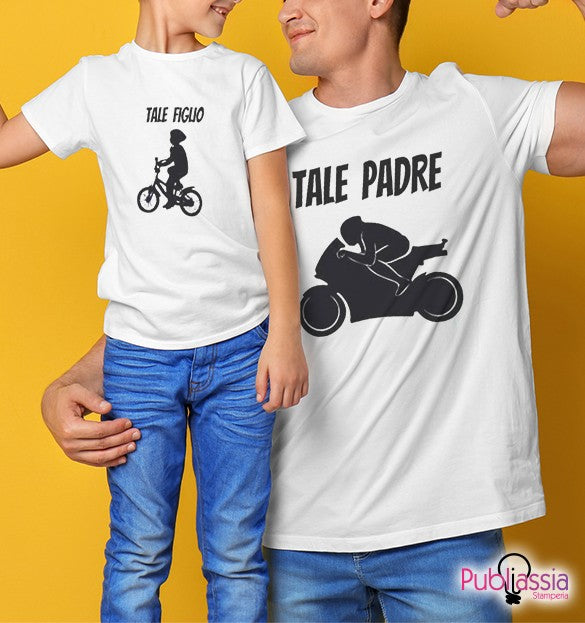 Tale padre tale figlio - Festa del papà - Coppia t-shirt