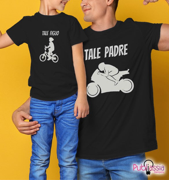 Tale padre tale figlio - Festa del papà - Coppia t-shirt