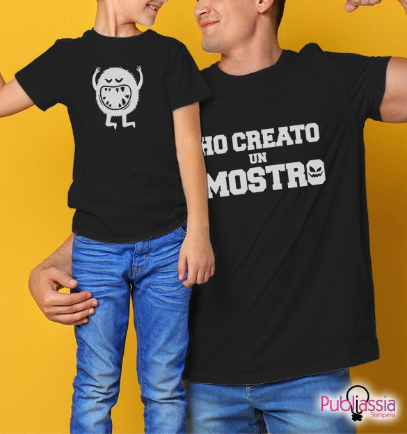 Monster - Festa del papà - Coppia t-shirt