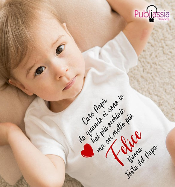 Buona Festa del papà - Tutina neonato - body personalizzato