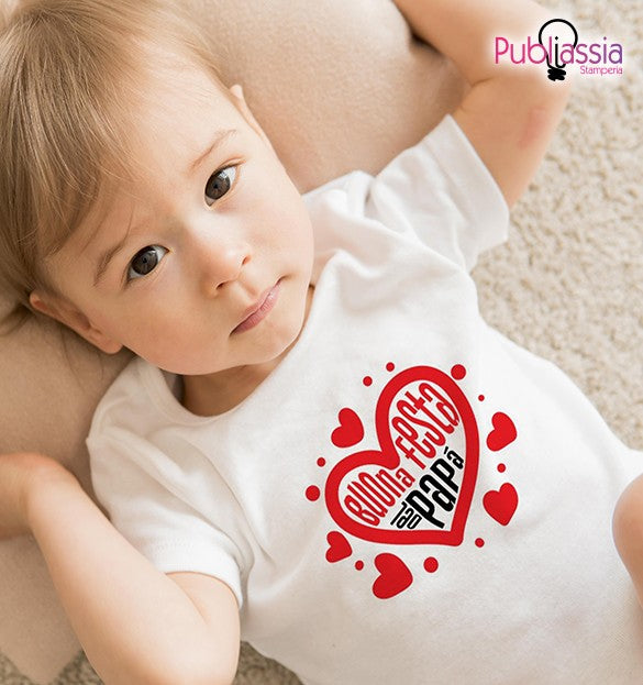 Buona festa del Papà - Tutina neonato - body personalizzato