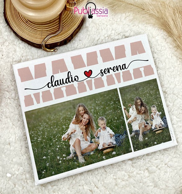 Mamma - Tela pittorica personalizzata con foto