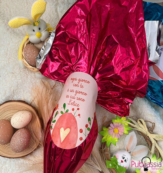 Felicità - Uova di Pasqua personalizzato