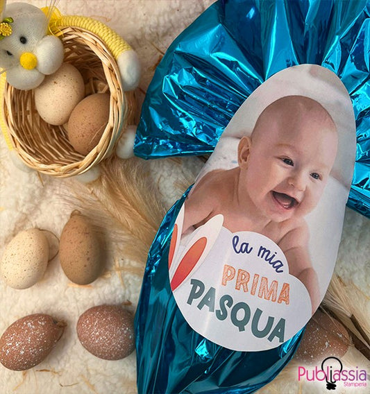 Happy Easter Baby - Uova di Pasqua personalizzato con foto