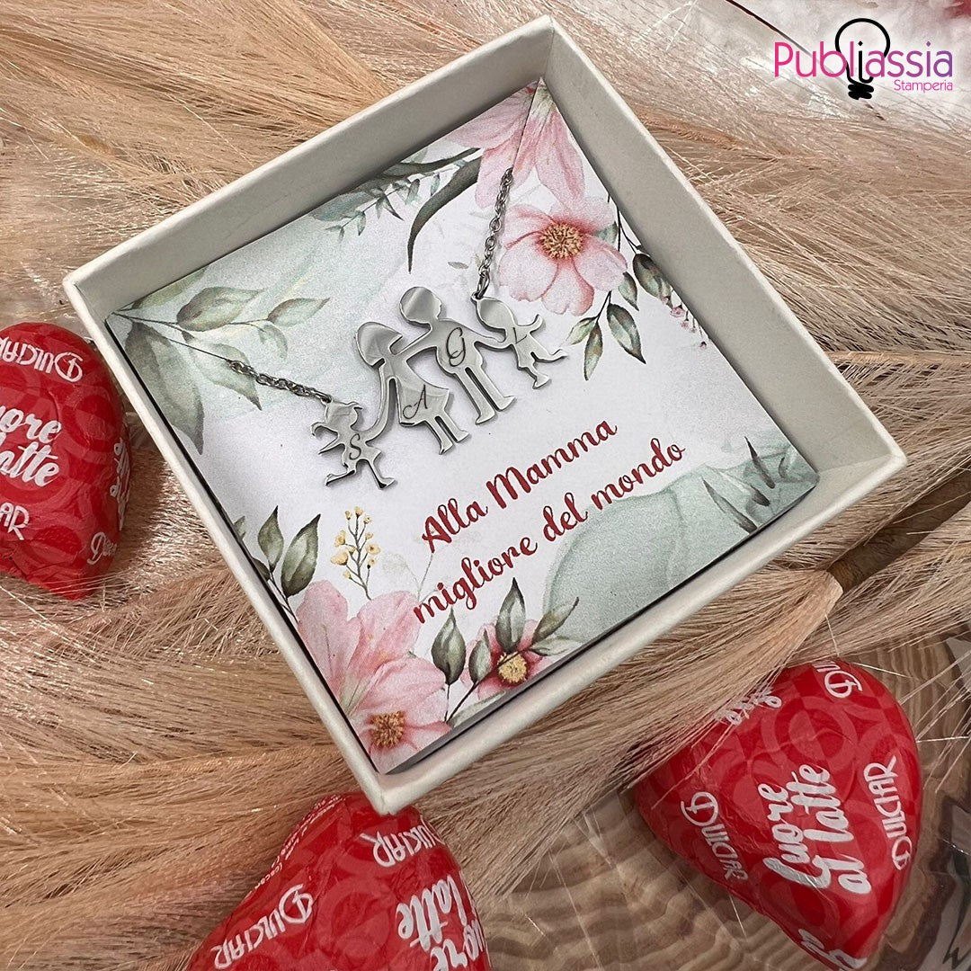 Alla mamma migliore del mondo - Collana personalizzata - idea regalo