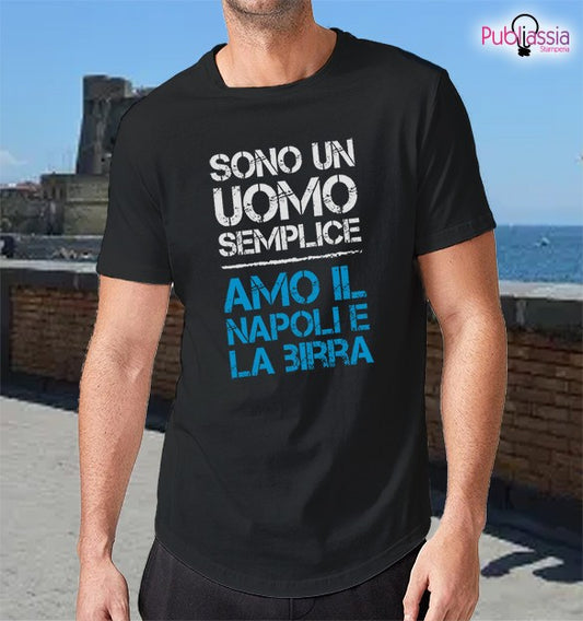 Amo il Napoli - T-shirt Nera