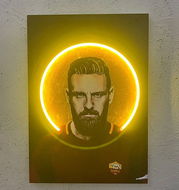 Capitan Futuro - Quadretto con Neon Led