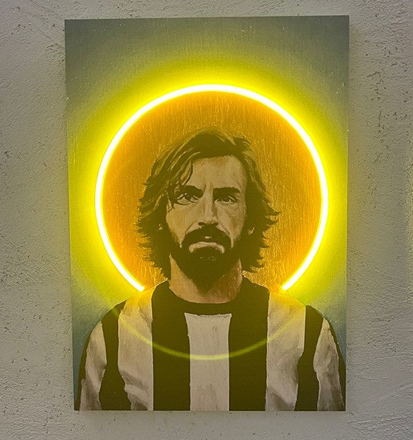 Il maestro - Quadretto con Neon Led