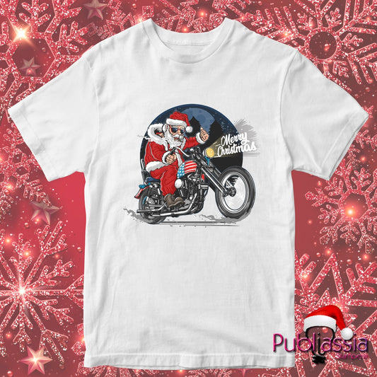 Funny Santa Claus T-shirt Natale 2