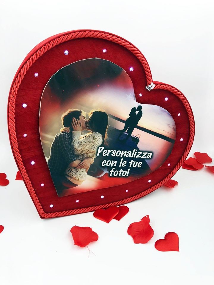 lampada personalizzata in legno Con Led , Offertissima Love San Valentino