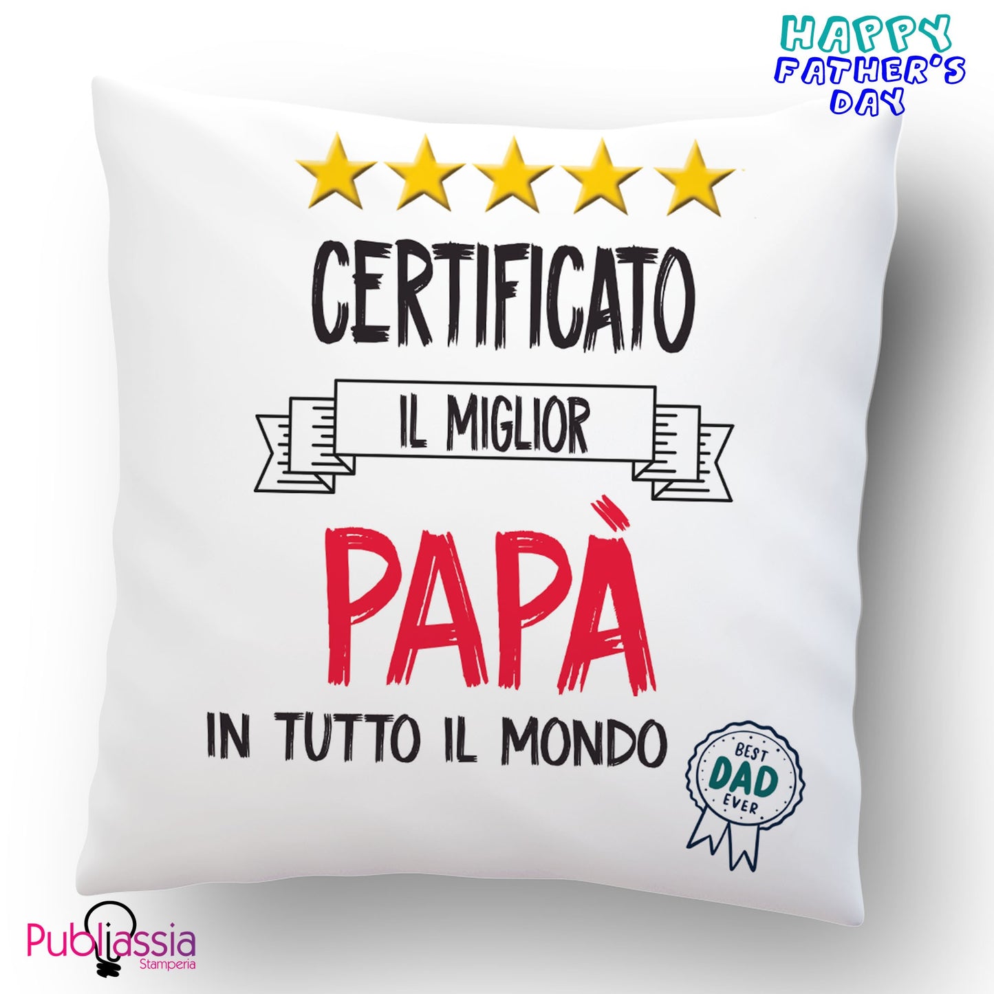 Festa del Papà - Cuscino personalizzato