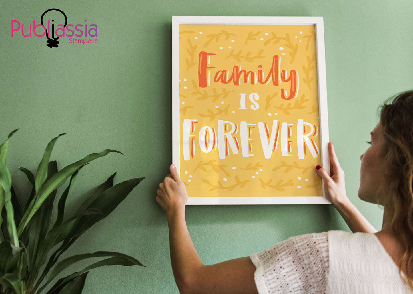 Family is forever - quadretto in tela