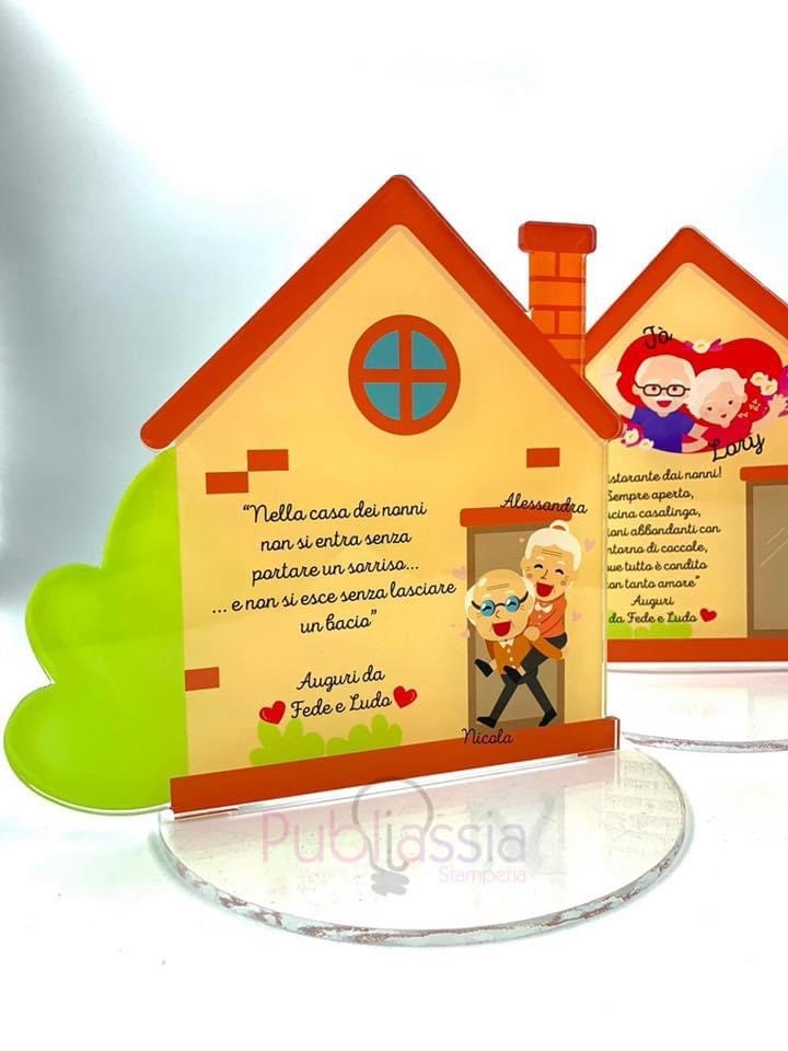 Festa dei Nonni - targa in plexiglass personalizzata