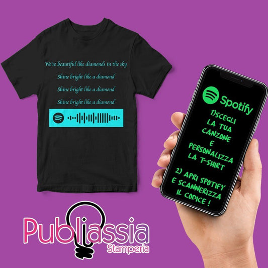 Spotify Codes - Unisex T-Shirt Personalizzata