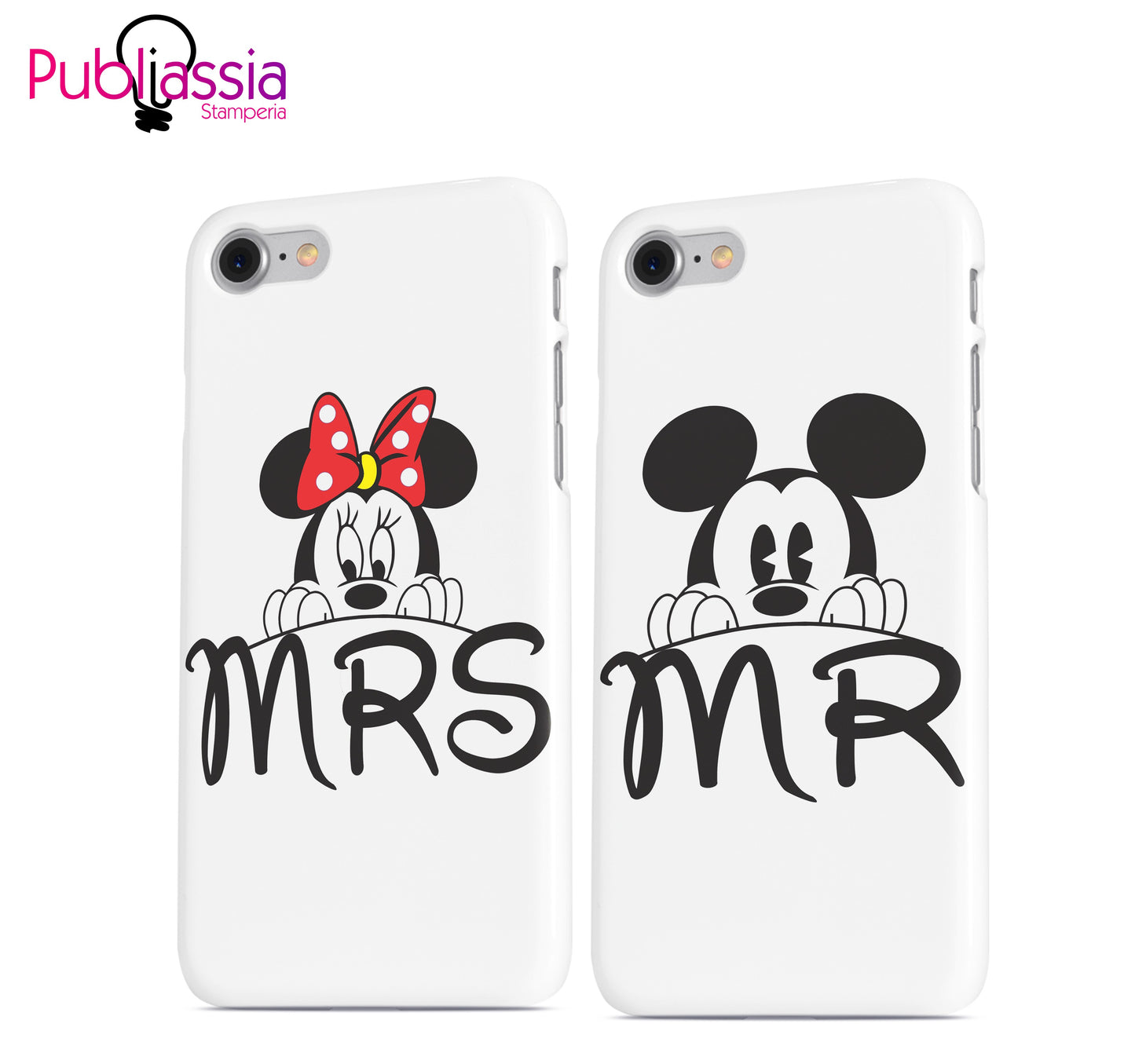 Mrs & Mr - Coppia Cover Minnie e Topolino