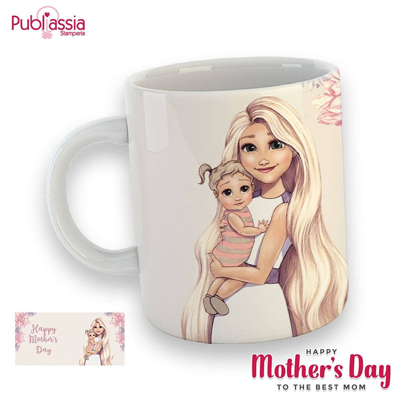 Rapunzel - Tazza Mug Personalizzata - Festa della Mamma