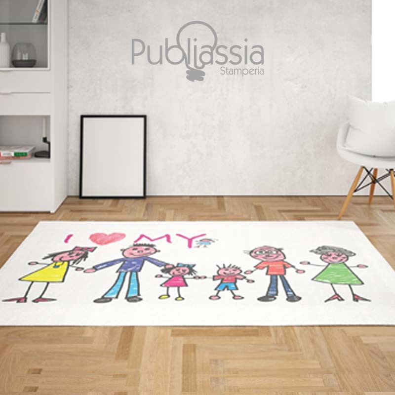 Tappeto Personalizzato - Festa Dei Nonni - Idea Regalo