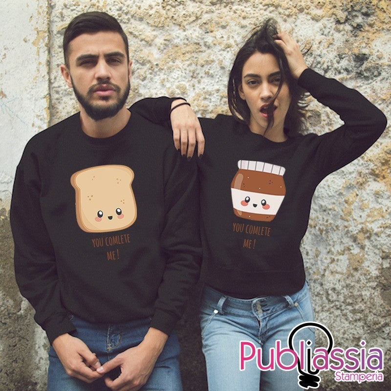 Pane & Nutella - Coppia Felpe Personalizzate