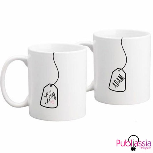Love Tea - Coppia tazze Mug Personalizzate