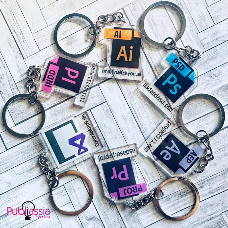 Adobe - Portachiavi Personalizzato