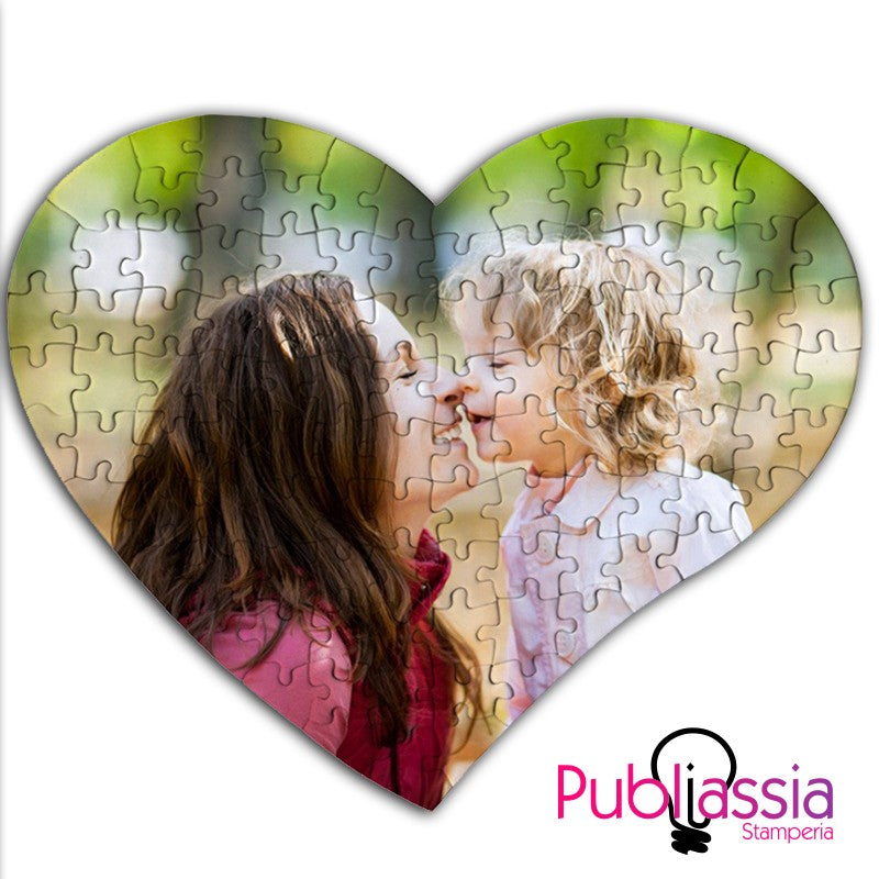 Puzzle A Cuore Personalizzato Con Foto