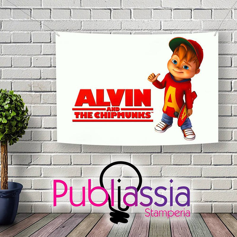 Alvin And The Chipmunks - Striscione Banner In Pvc