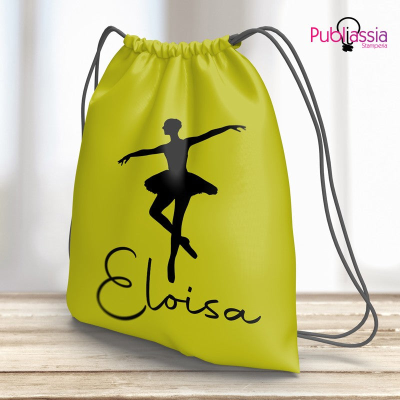 Zainetto Personalizzato Con Nome Per Danza