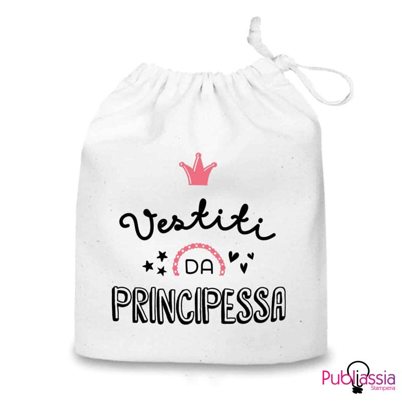 Vestiti Da Principessa - Sacca Organizer Per Bambina