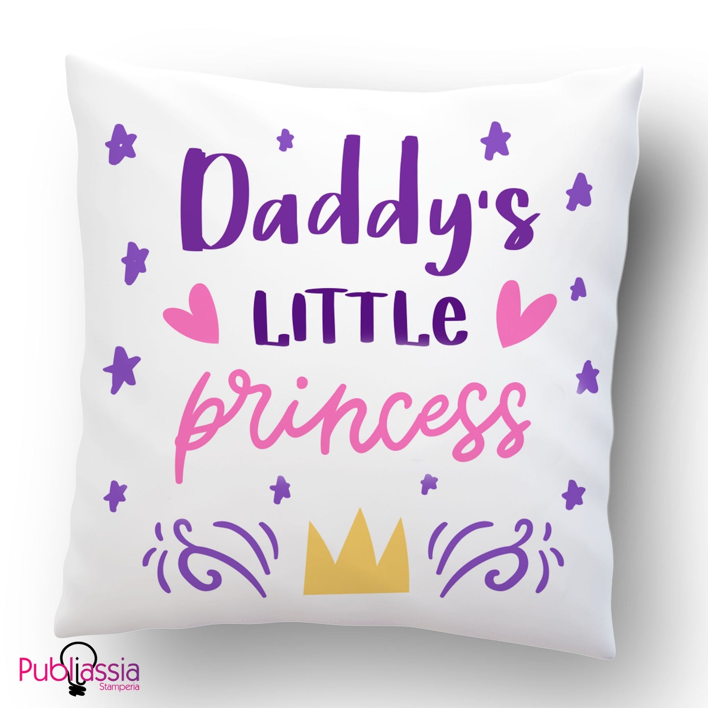 Daddy`s Little Princess - Cuscino Personalizzato