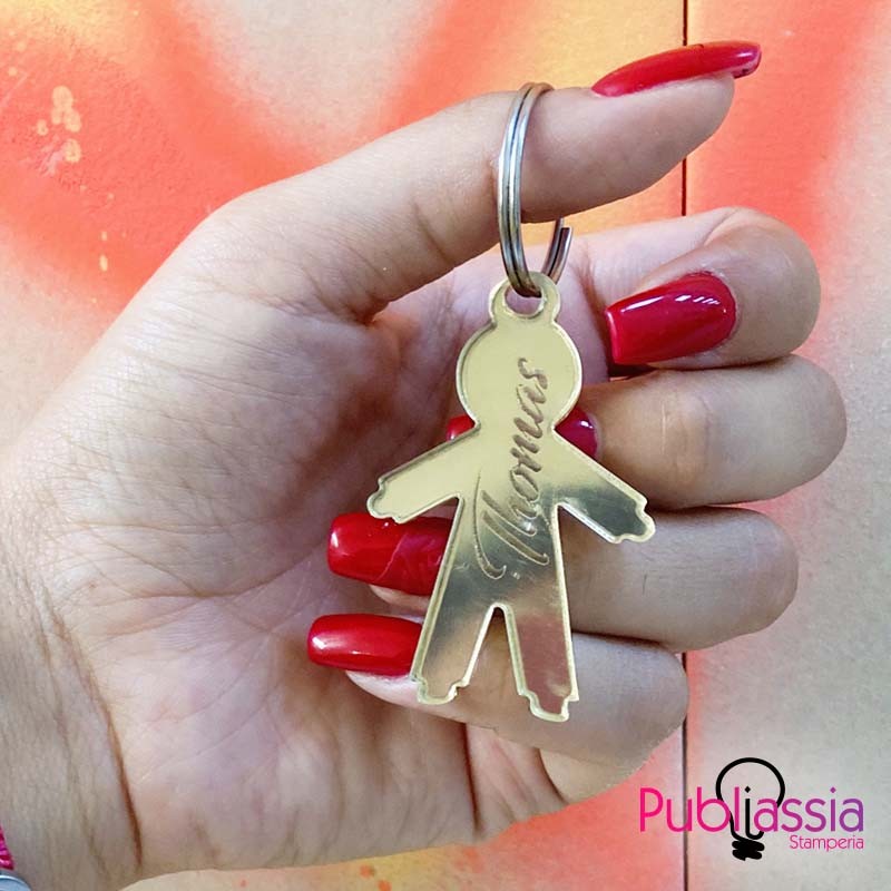 Portachiavi In Plexiglass Personalizzato Bebè