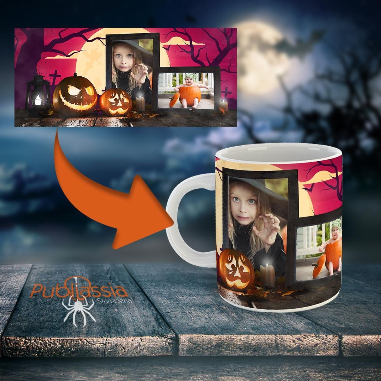 Tazza Mug Personalizzata Halloween