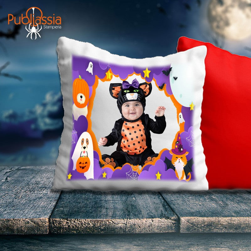 Cuscino Halloween Personalizzato Con Foto