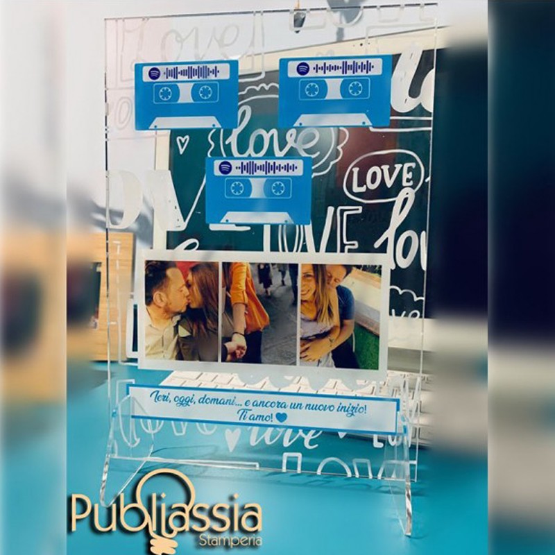 Spotify Codes - quadretto in plexiglass personalizzato
