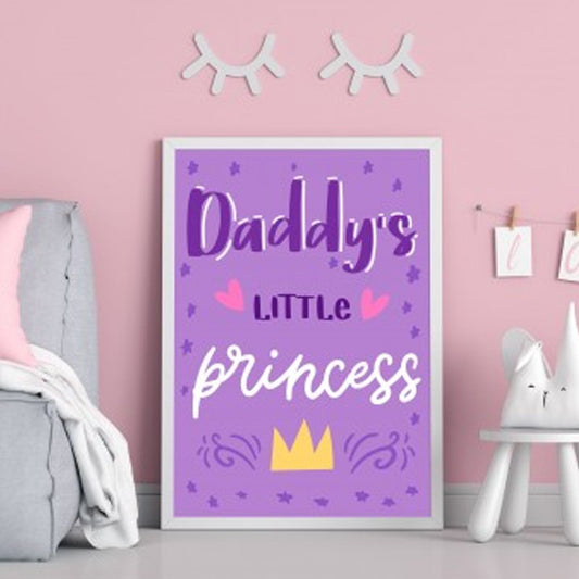 Daddy's Princess - Quadretto In Tela