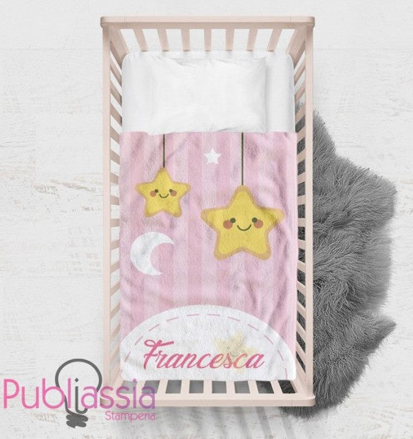 Coperta Neonato Personalizzata con Nome