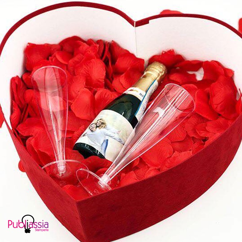 Scatola Love - scatola colazione sorpresa personalizzata con foto