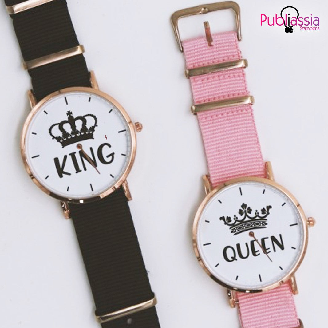 Coppia Orologi King & Queen - orologi da polso