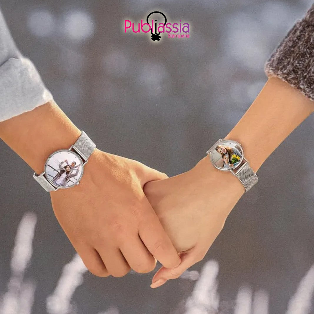 Coppia Orologi personalizzati con foto - orologi da polso