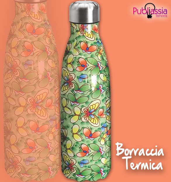 Butterfly - Borraccia Termica in Acciaio
