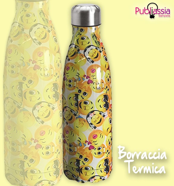 Emoji - Borraccia Termica in Acciaio