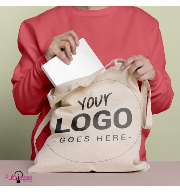 100 Shopper in cotone personalizzate con immagini, loghi, frasi - Offerta