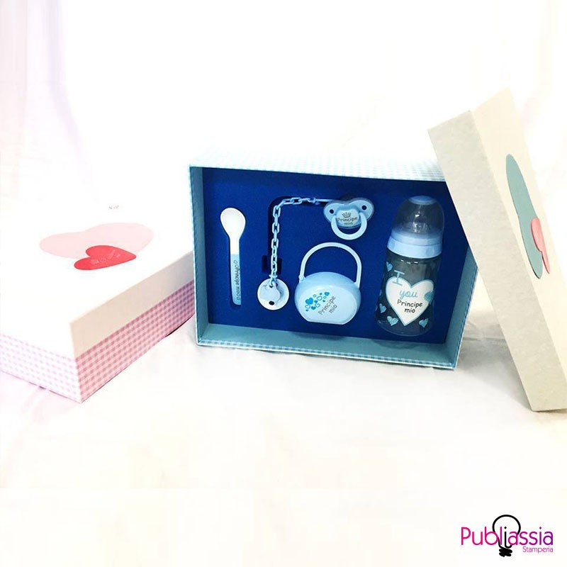 Set 5 Pezzi Neonato Personalizzato con Nome