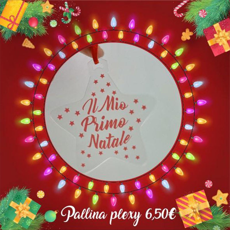 Il Mio Primo Natale - Pallina Di Natale in Plexiglass